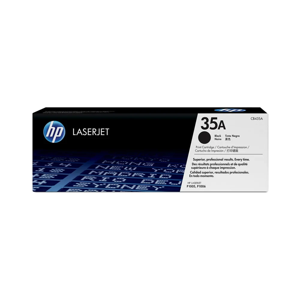 HP 35A Black Original LaserJet Toner Cartridge CB435A