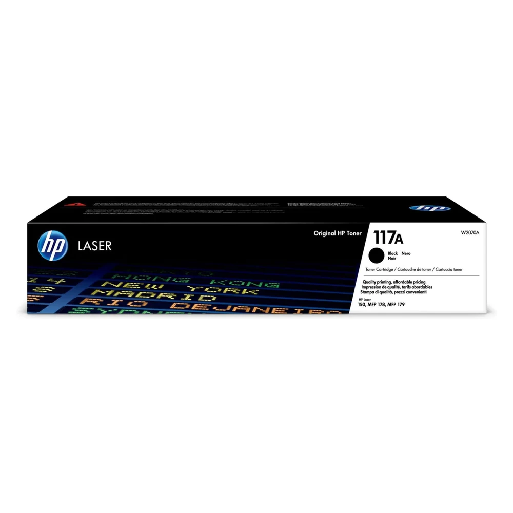 HP 117A Black Original LaserJet Toner Cartridge W2070A