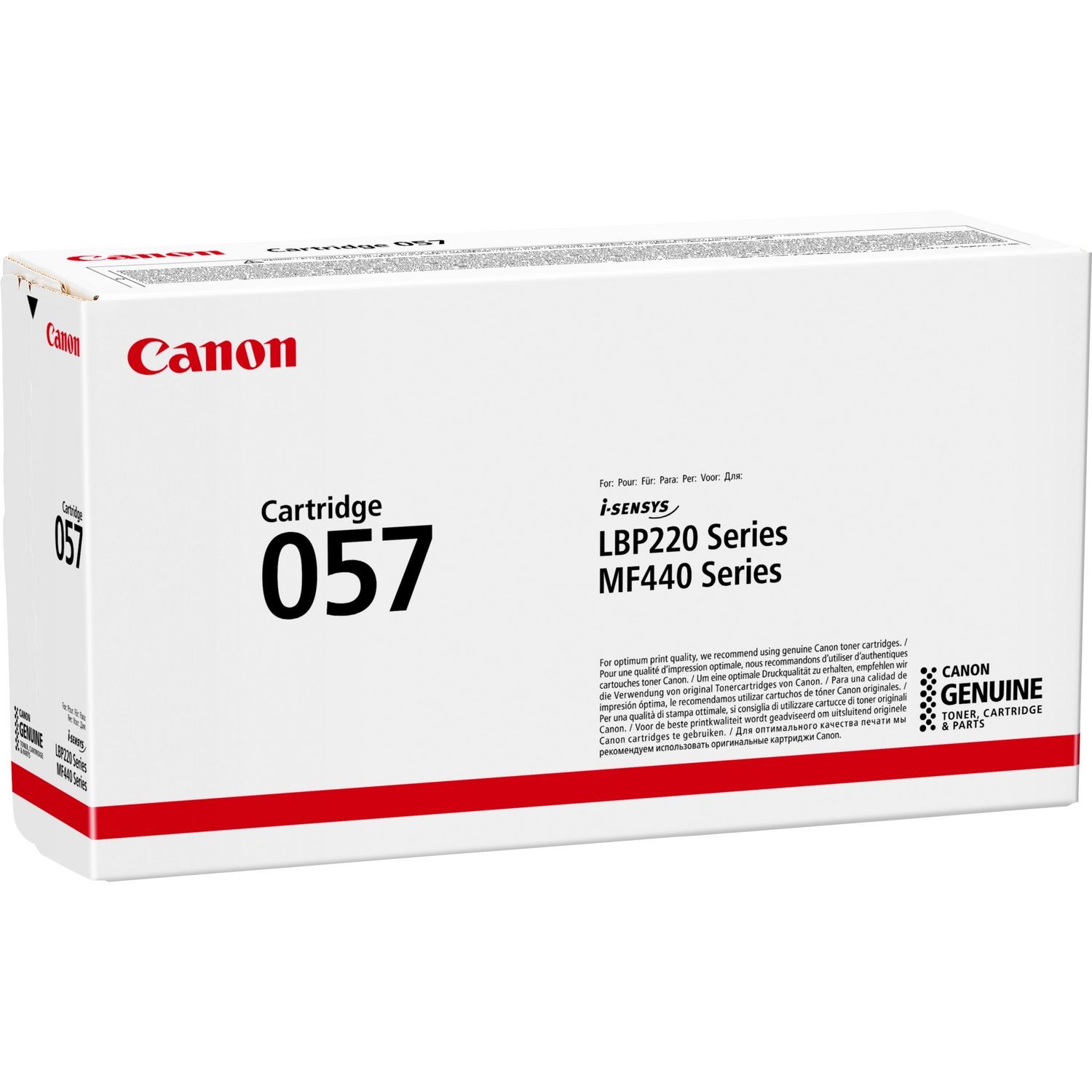 CANON 057 Black Original Toner Cartridge imageCLASS MF449dw, MF448dw, MF445dw, LBP228dw, LBP227dw, LBP226dw Laser Printers,