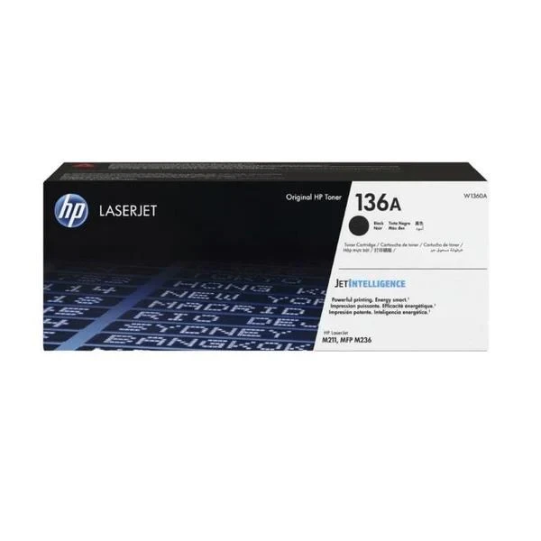 HP 136A Black Original LaserJet Toner Cartridge W1360A