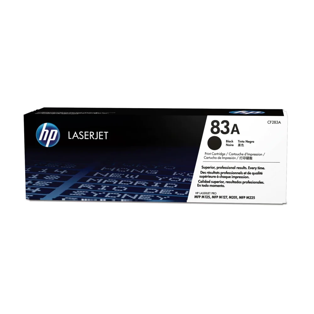 HP 83A Black Original LaserJet Toner Cartridge CF283A