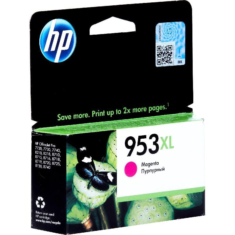 HP 953XL Magenta Original Ink Cartridge F6U17AE