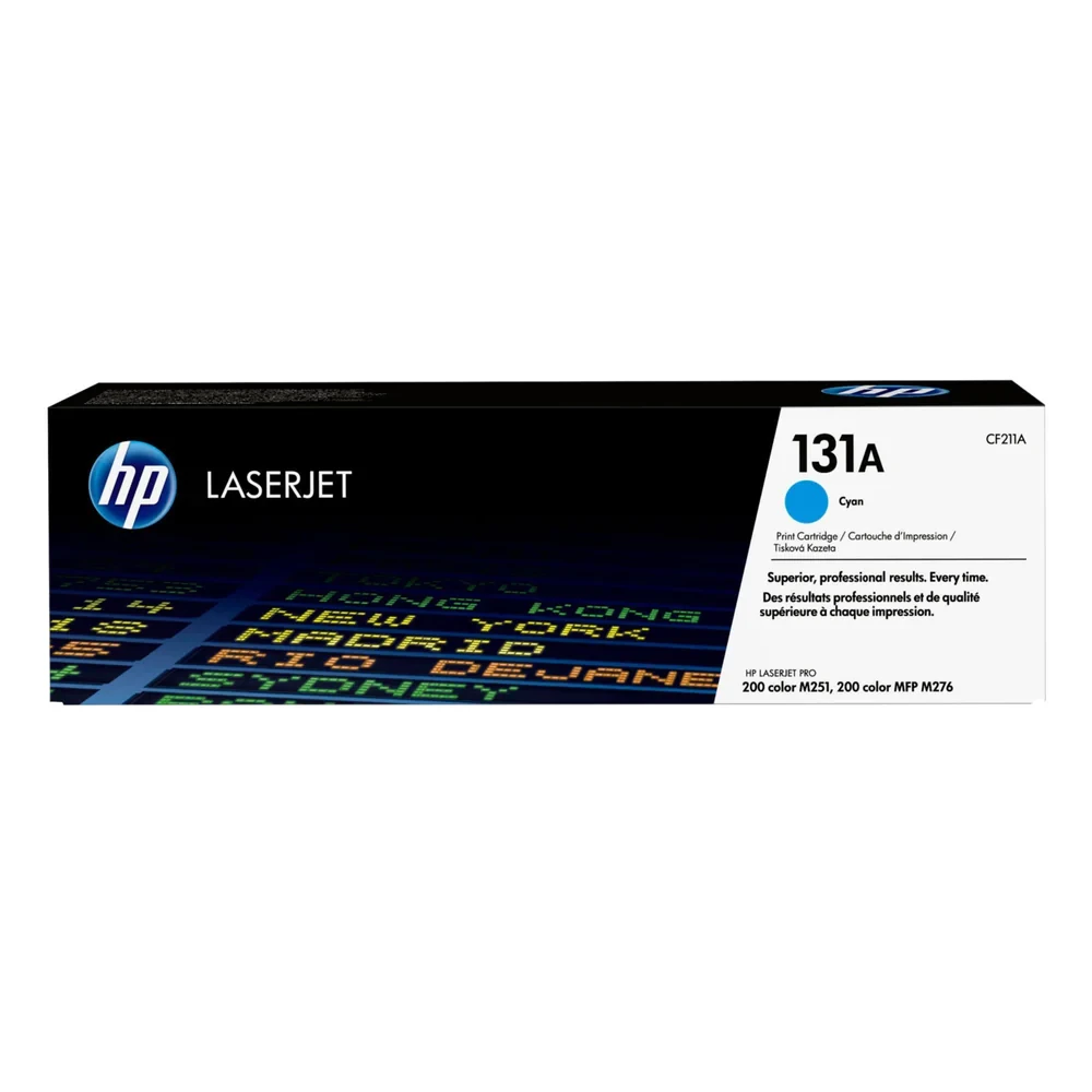 HP 131A Cyan Original LaserJet Toner Cartridge CF211A