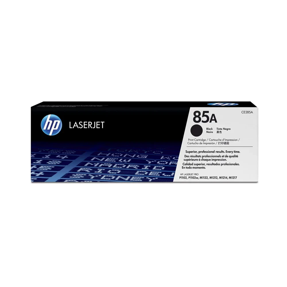 HP 85A Black Original LaserJet Toner Cartridge CE285A