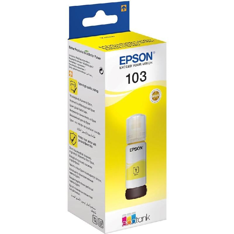 EPSON 103 Yellow Original Ink Bottle 65ml