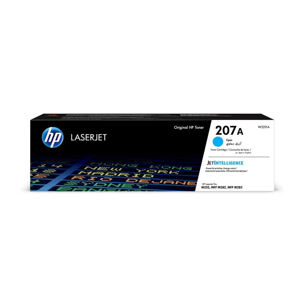 HP 207A Cyan Original LaserJet Toner Cartridge W2211A