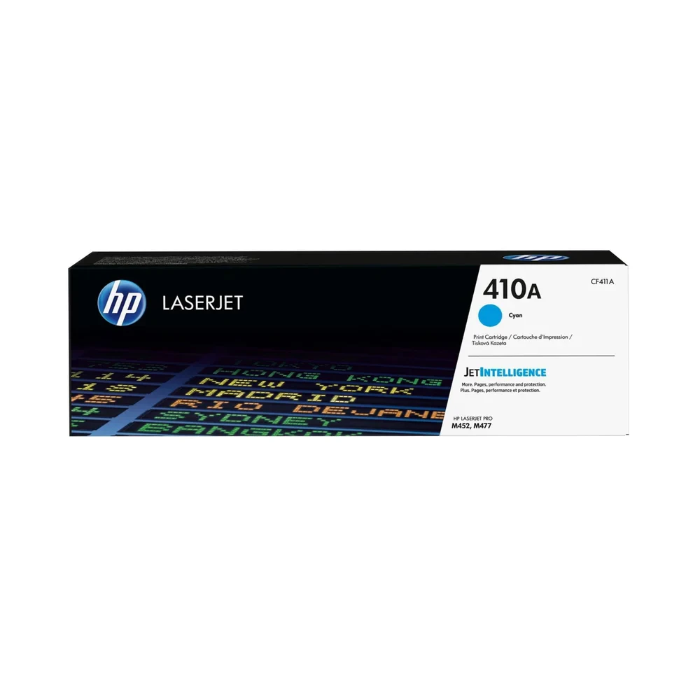 HP 410A Cyan Original LaserJet Toner Cartridge CF411A