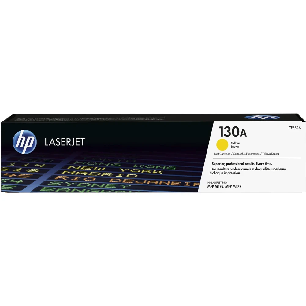 HP 130A Yellow Original LaserJet Toner Cartridge CF352A