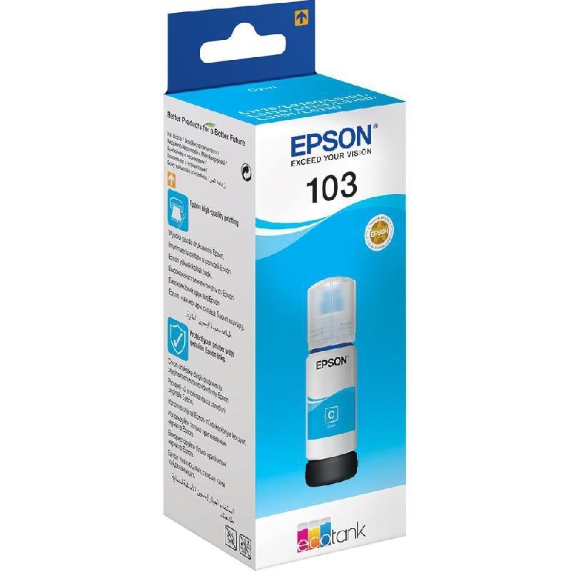 EPSON 103 Cyan Original Ink Bottle 65ml