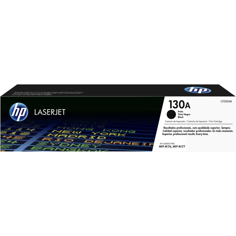 HP 130A Black Original LaserJet Toner Cartridge CF350A