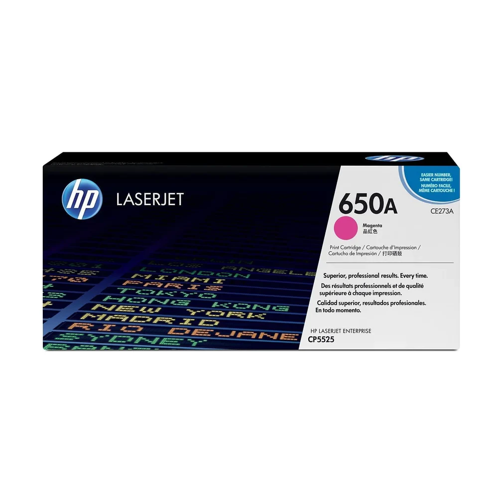 HP 650A Magenta Original LaserJet Toner Cartridge CE273A