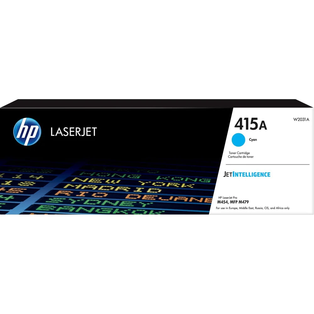 HP 415A Cyan Original LaserJet Toner Cartridge W2031A