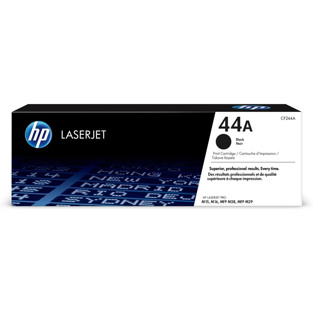 HP 44A Black Original LaserJet Toner Cartridge CF244A