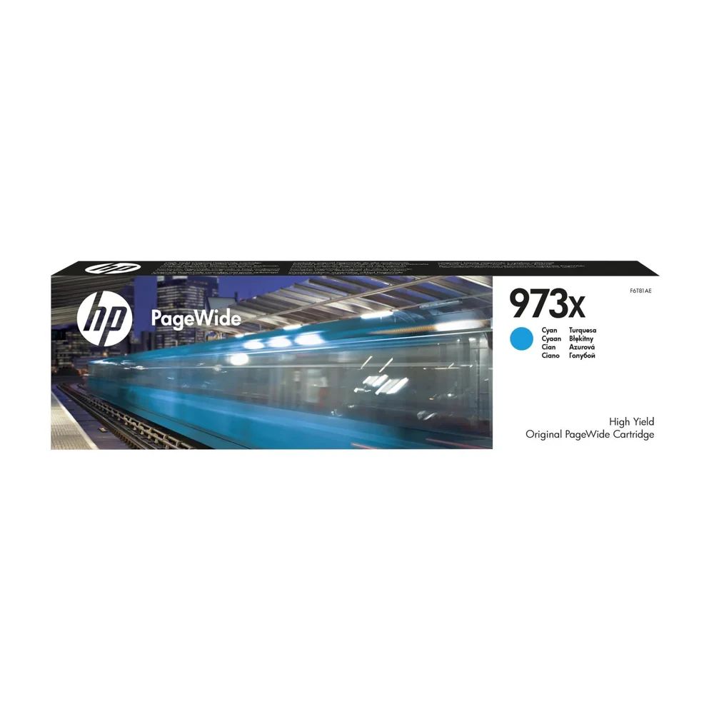 HP 973XL Cyan Original Ink Cartridge F6T81A