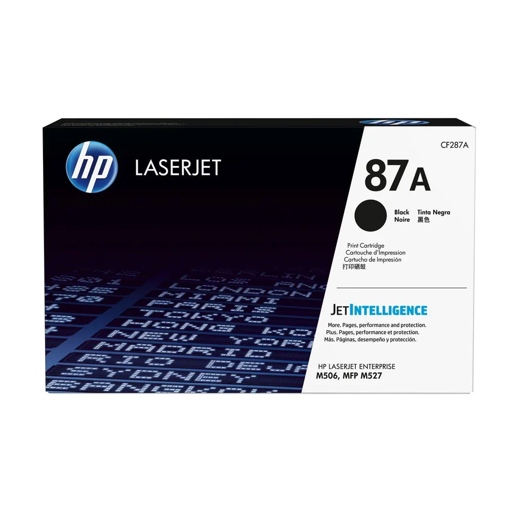 HP 87A Black Original LaserJet Toner Cartridge CF287A