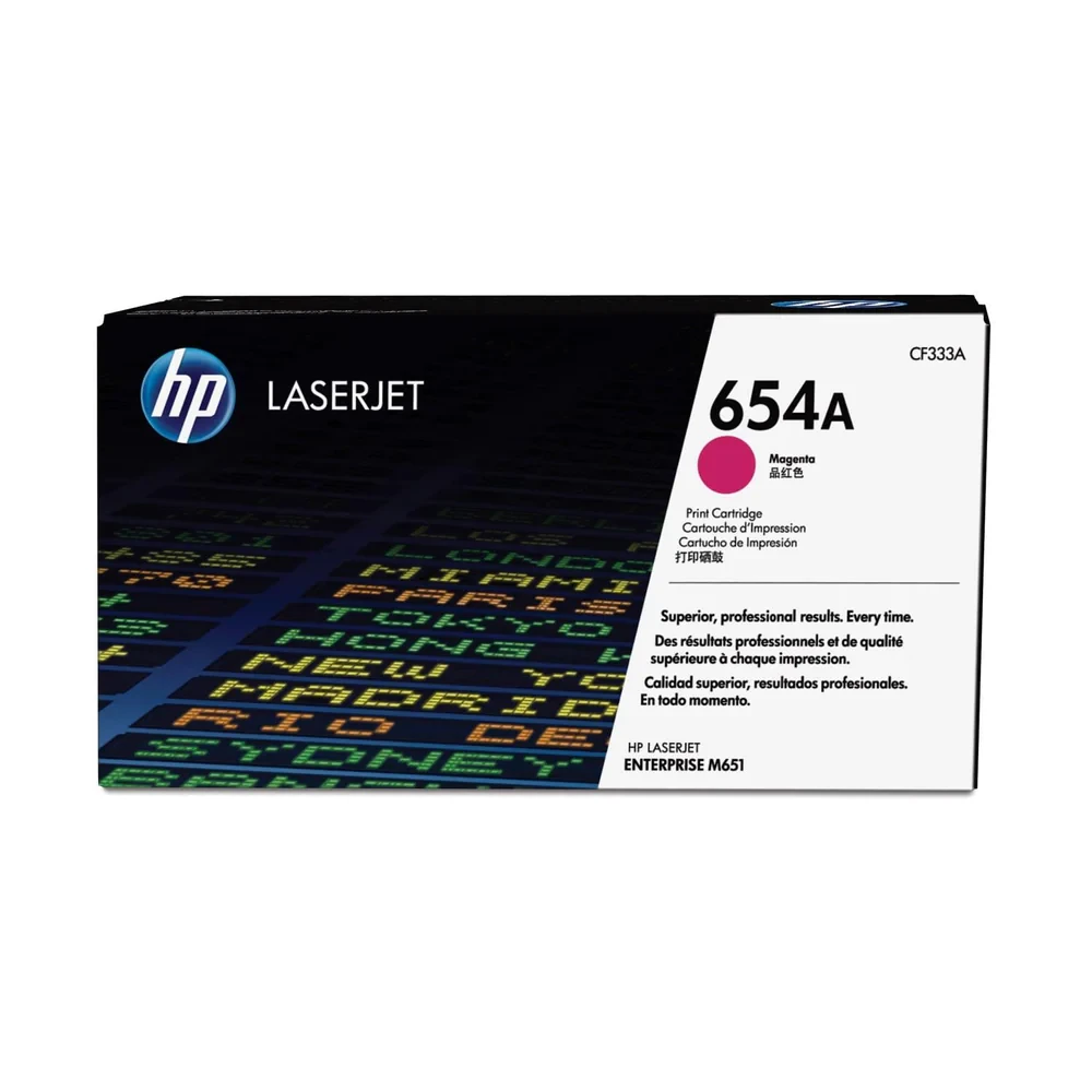 HP 654A Magenta Original LaserJet Toner Cartridge CF333A