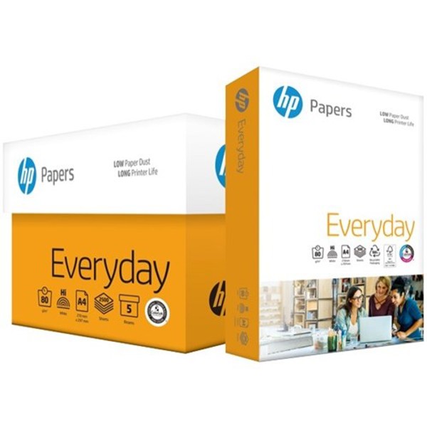 HP A4 PAPER WHITE 80GSM 2500 SHEET (5REEM X500 SHEEET) Q2400A BOX