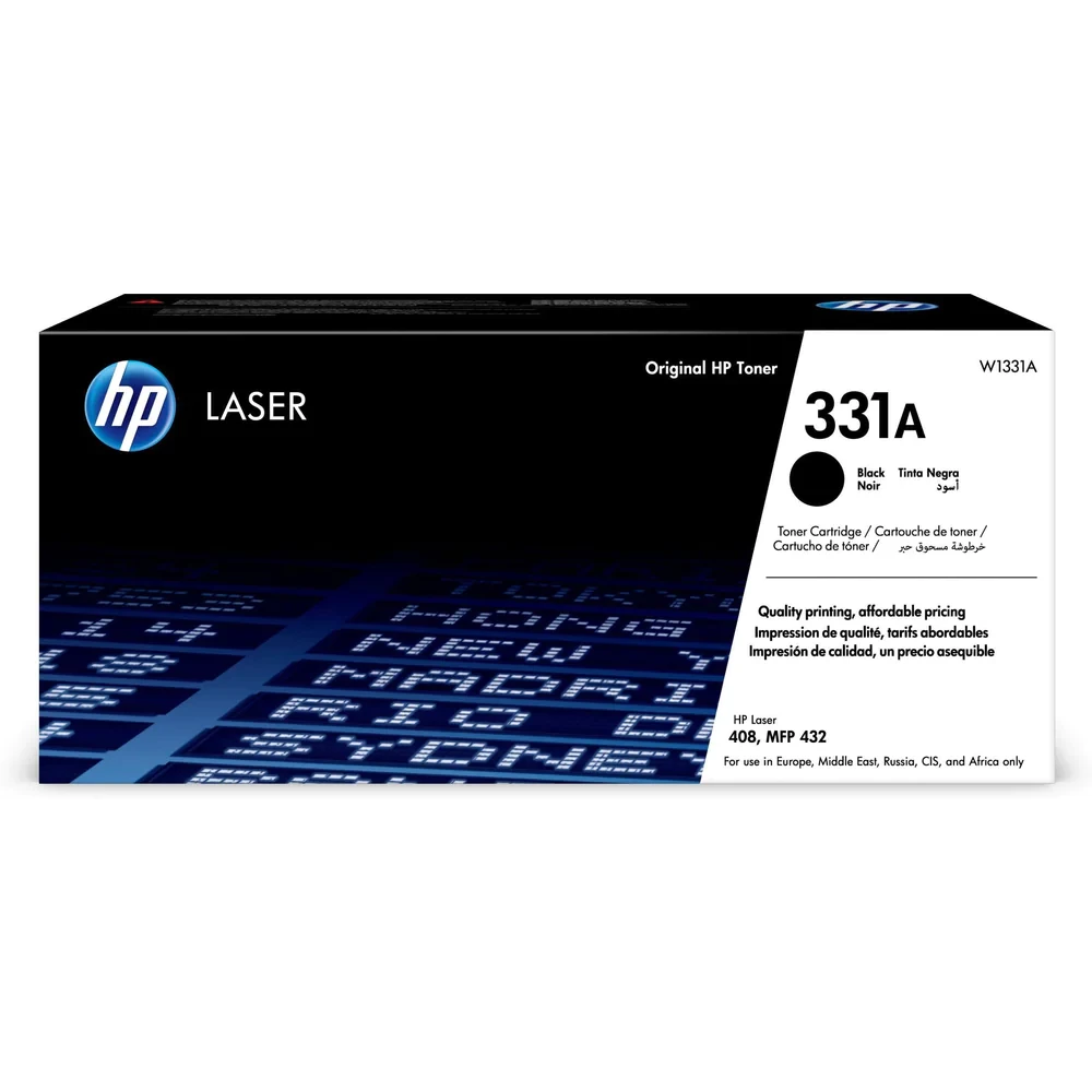 HP 331A Black Original Toner Cartridge W1331A for LJ 408, MFP 432