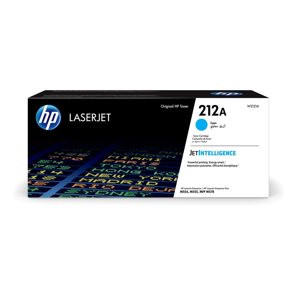 HP 212A Cyan Original LaserJet Toner Cartridge W2121A