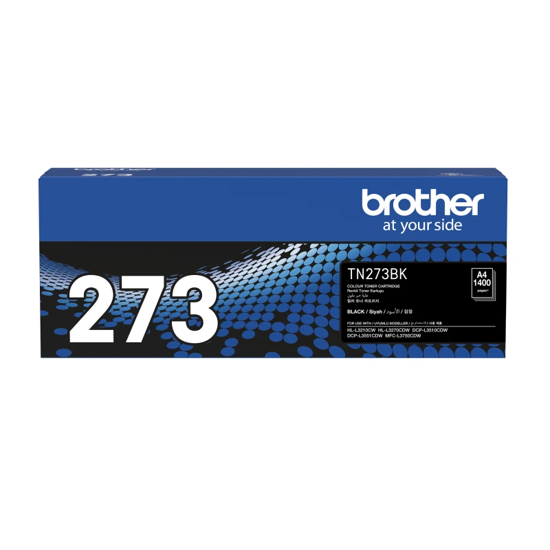 BROTHER TONER TN273BK BLACK ORIGINAL FOR   HL-L3270CDW/DCP-L3510CDW/DCP-L3551CDW/MFC-L3750CDW