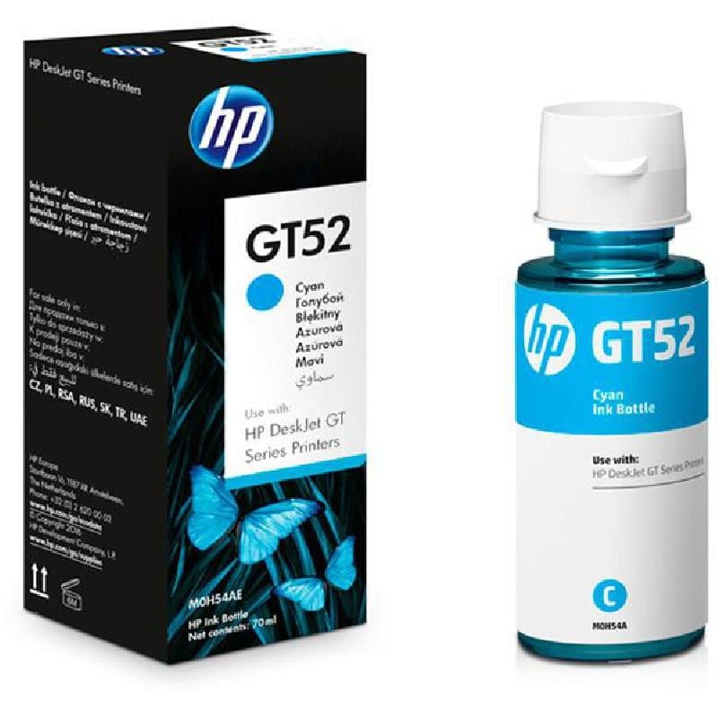 HP GT52 Cyan Original Ink Bottle