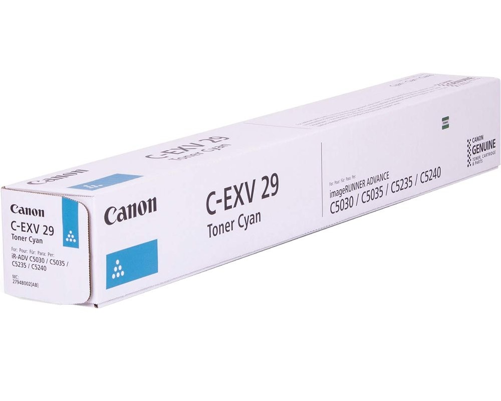 CANON CEXV29 Cyan Original Toner Cartridge