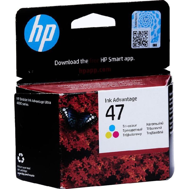 HP 47 Color Original Ink Cartridge 6ZD61AE