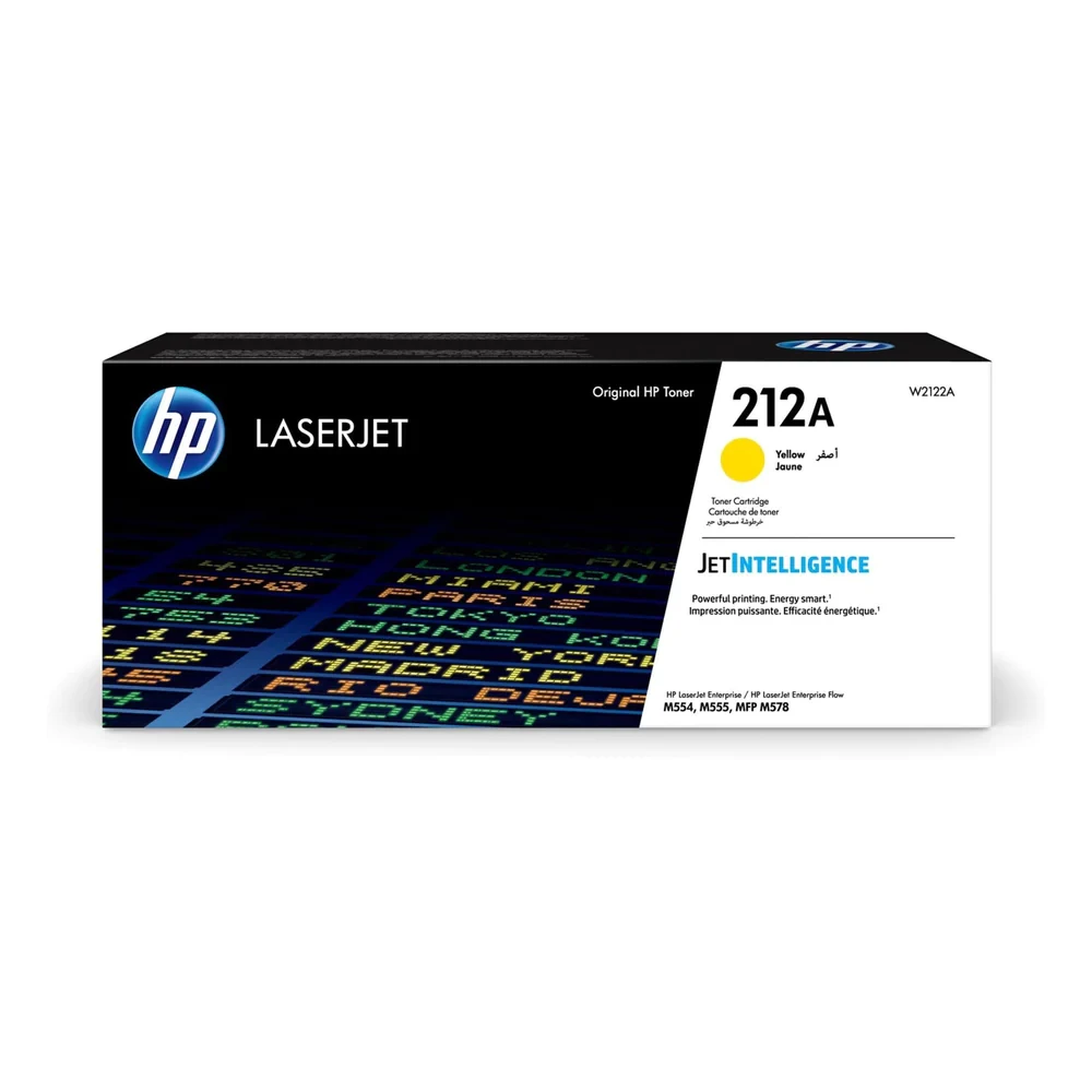 HP 212A Yellow Original LaserJet Toner Cartridge W2122A