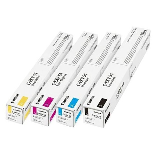 CANON CEXV54 Black Cyan Magenta Yellow (4color) Original Toner Cartridge