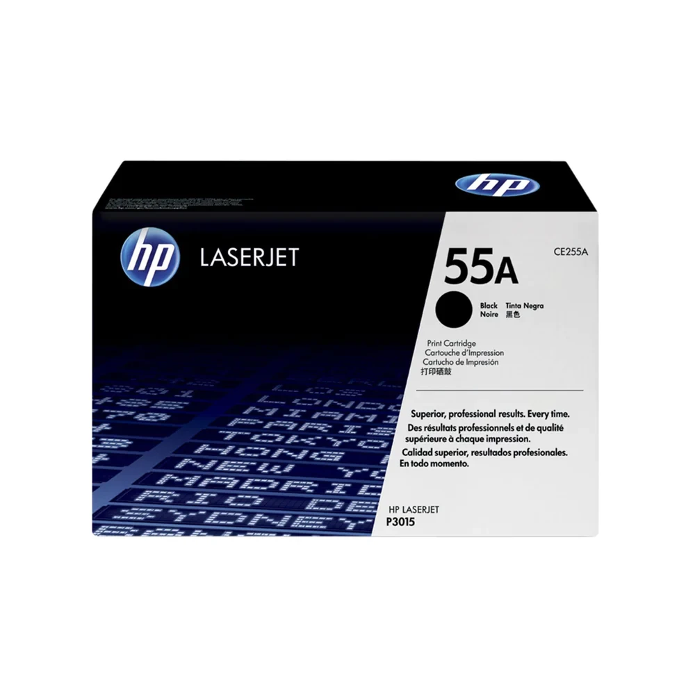 HP 55A Black Original LaserJet Toner Cartridge CE255A